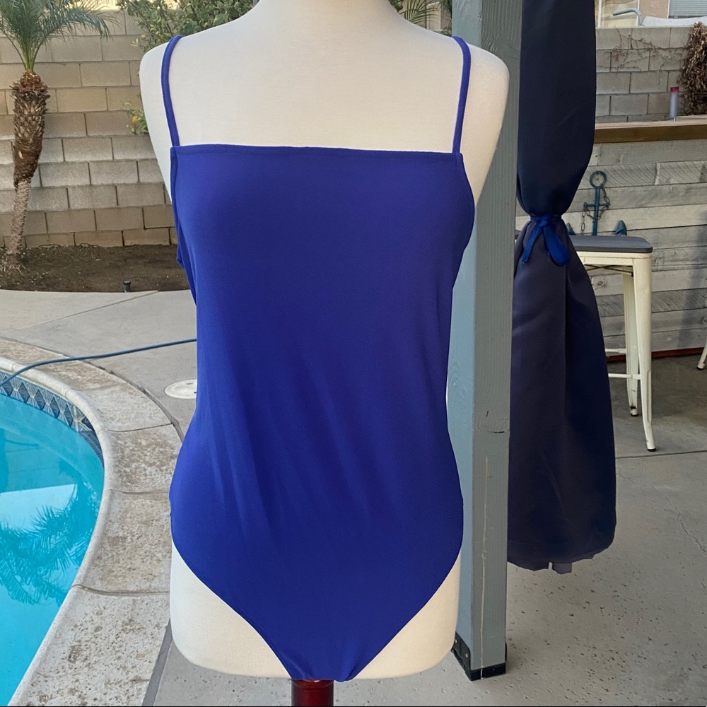 Blue Body Suit